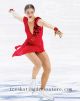 women beaded ladies best ice skating costumes competition red skating dresses free shipping BY1268