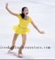 canada figure skating stuff yellow skating clothing for sale women crystals girls BY1397