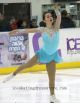 competition for sale women customize beaded light blue figure skating dress BY148