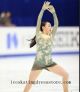 competition long sleeve ice skating dress custom crystals usa canada BY711