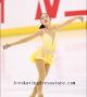 competition beaded 2021 tuxedo figure skating dress free shipping yellow custom BY1399