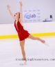 2020 free shipping used ice skating dresses canada kids red crystals BY1316