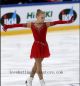 yuna kim red dress expensive canada for sale free shipping women skating clothes BY1191